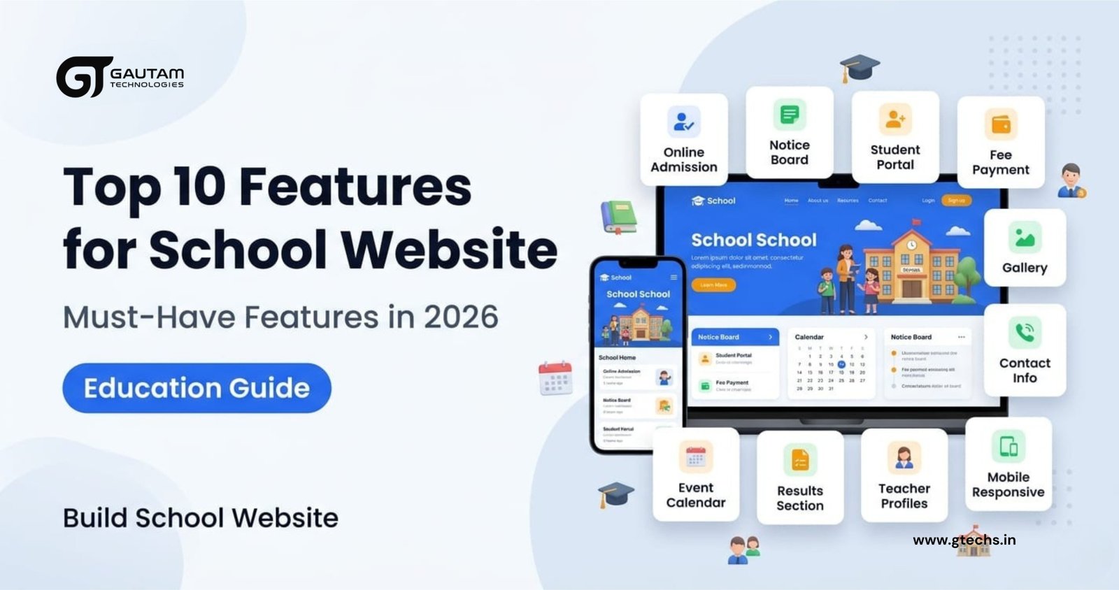 Top 10 Features for School Website: Must-Have Features in 2026