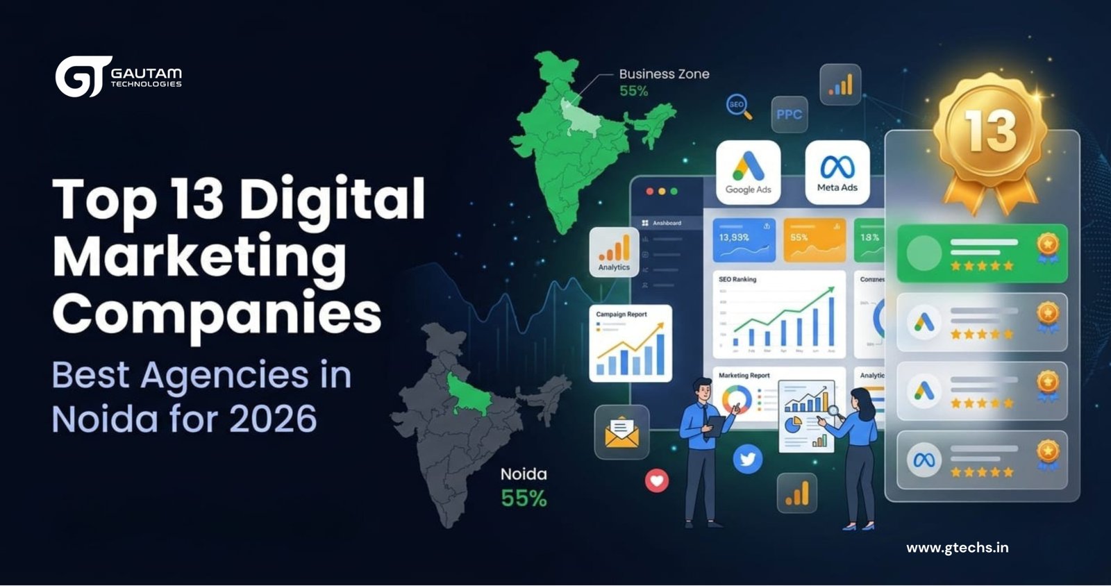 top 13 digital marketing companies in noida