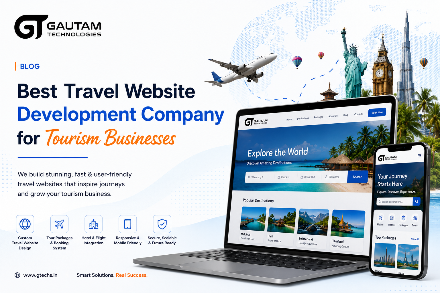 Best Travel Website Development Company for Tourism Businesses