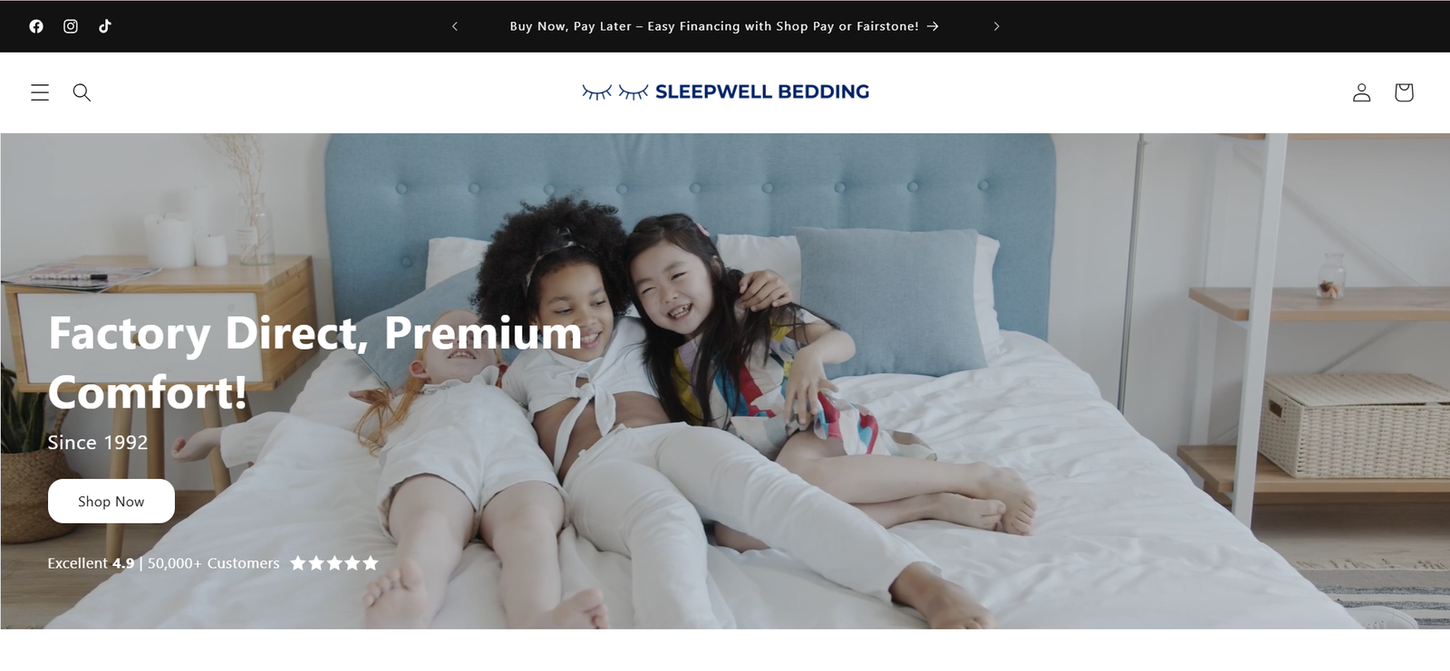 gautam-technologies-portfolio-Sleepwell Bedding